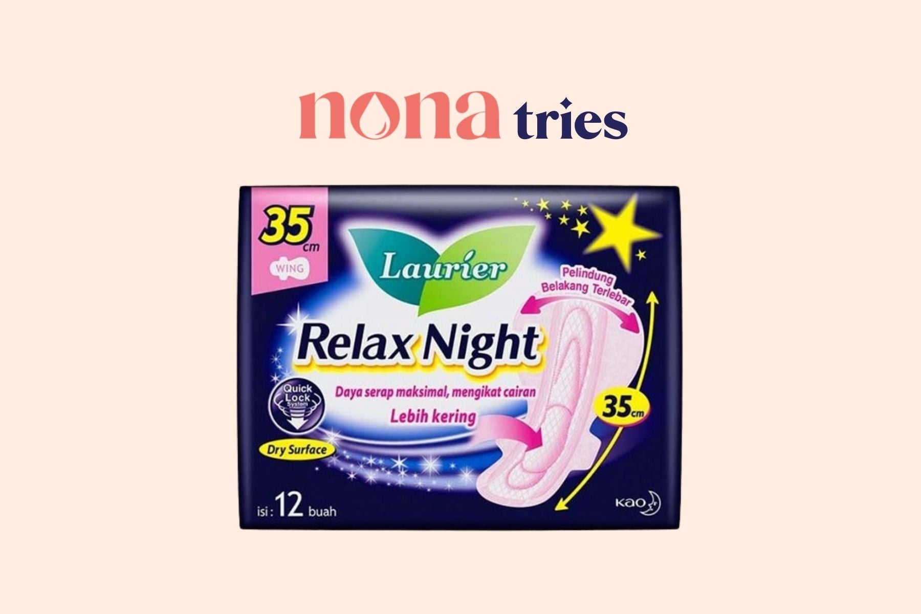 Nona Tries: Laurier Relax Night 35cm + Wing