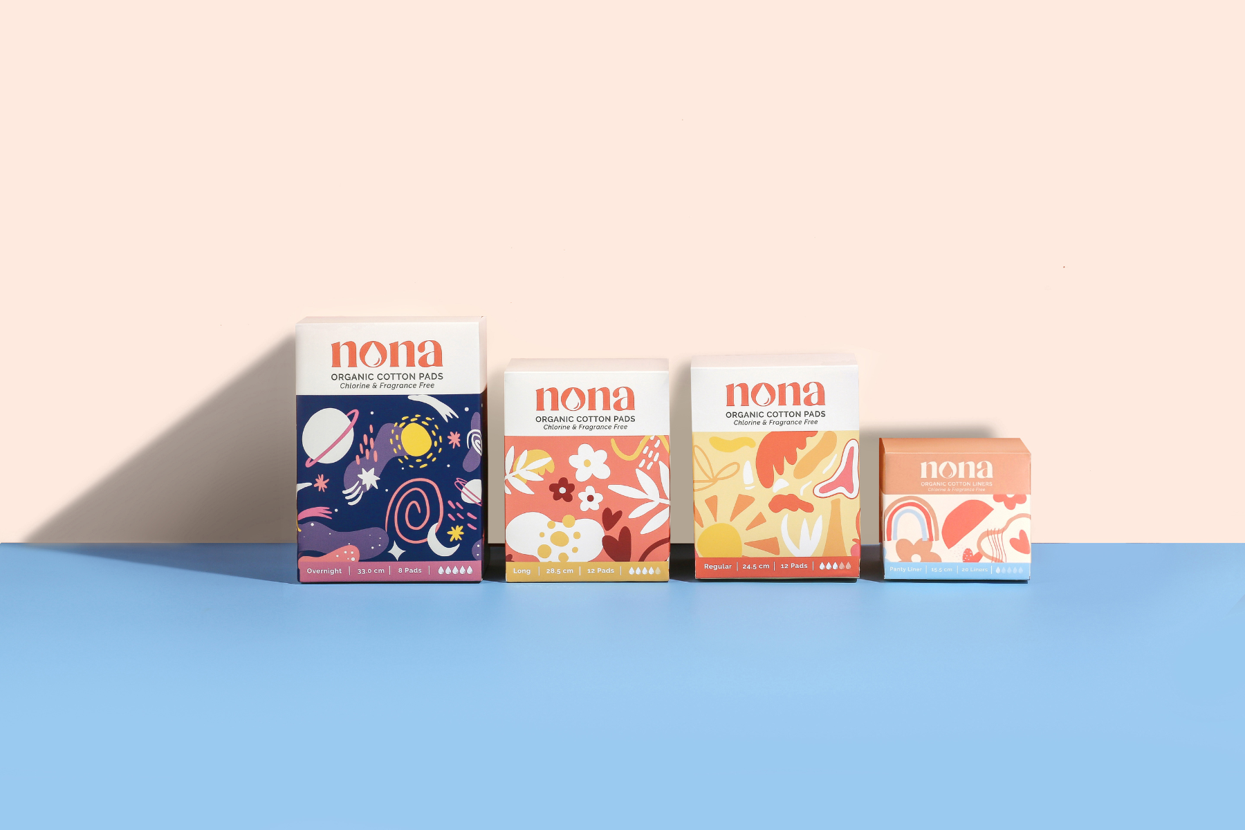 Feminine hygiene products by Nona Woman