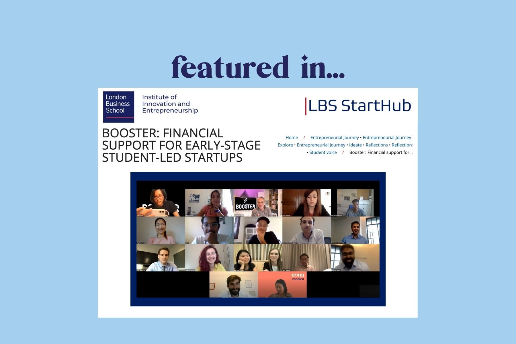 LBS Institute of Innovation & Entrepreneurship